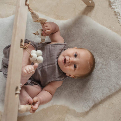 BINIBAMBA Merino Sheepskin Wrigglemat - Moon