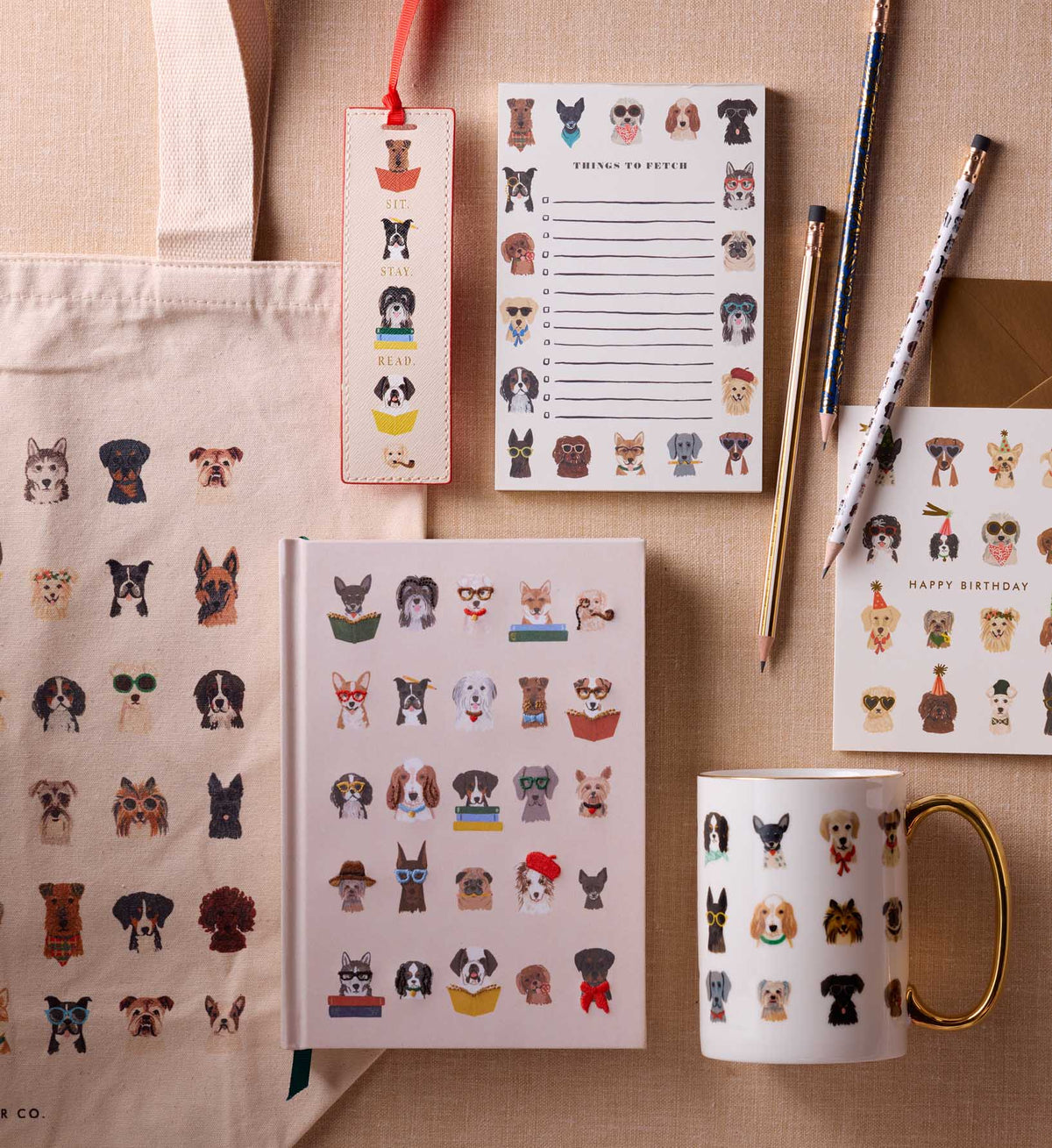 Bookmark - Studious Dogs