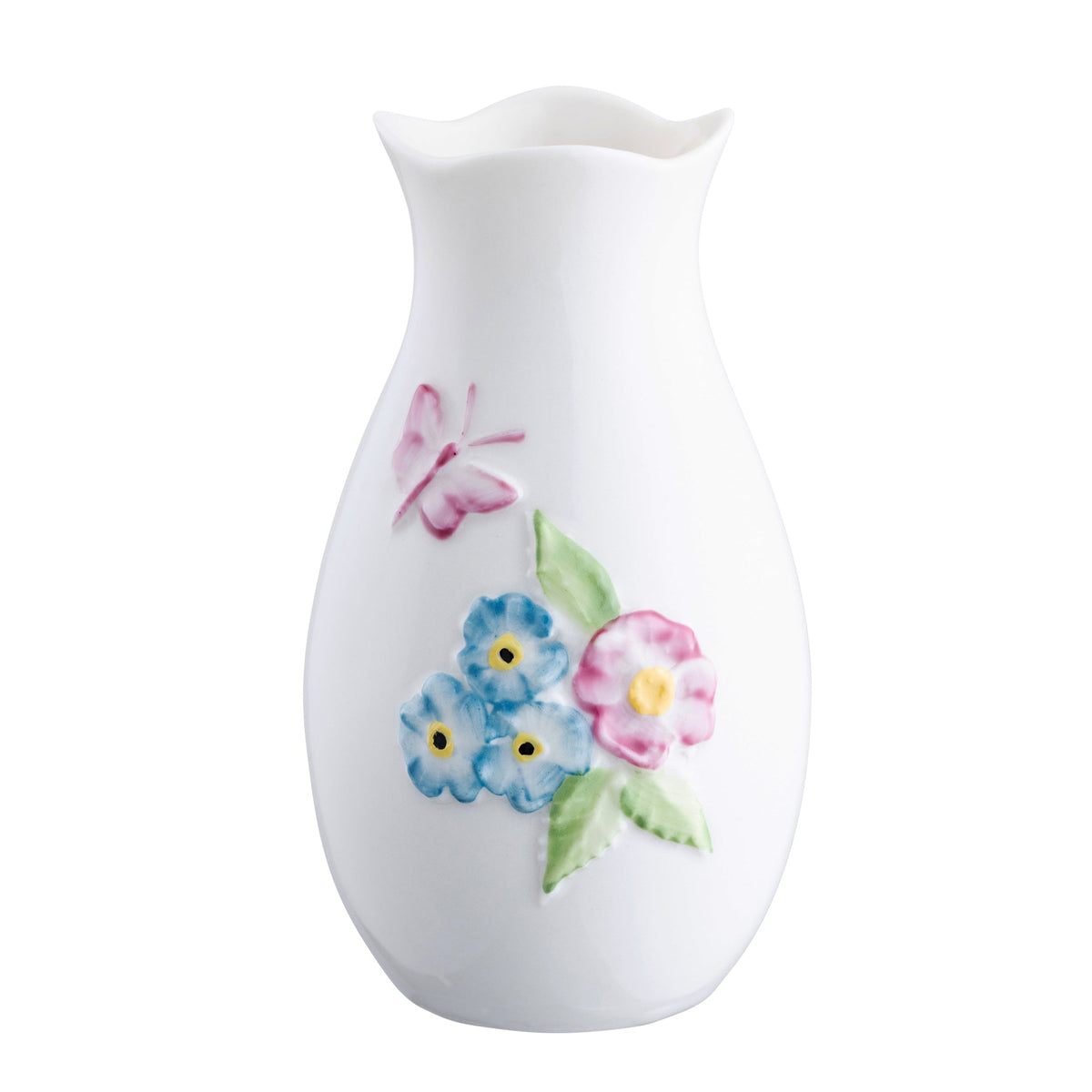 Belleek Forget Me Not Mini Vase