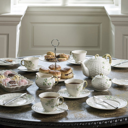 Belleek Shramrock Cup & Saucer