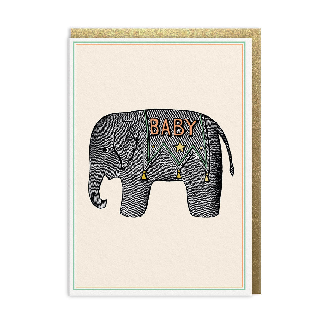 Baby Elephant Greeting Card