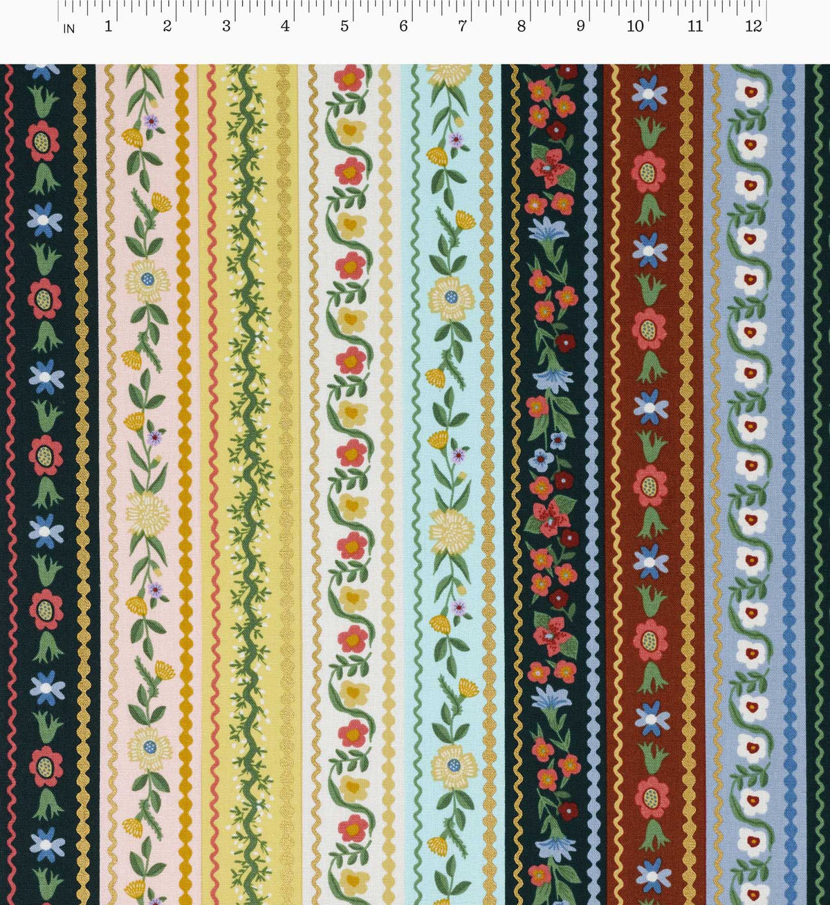 Gemma Canvas Metallic Fabric - Multi