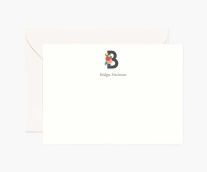 Monogram Personalized Stationery - B