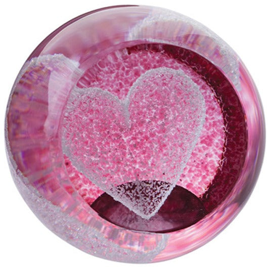 Caithness Special Moments Ruby Heart Paperweight