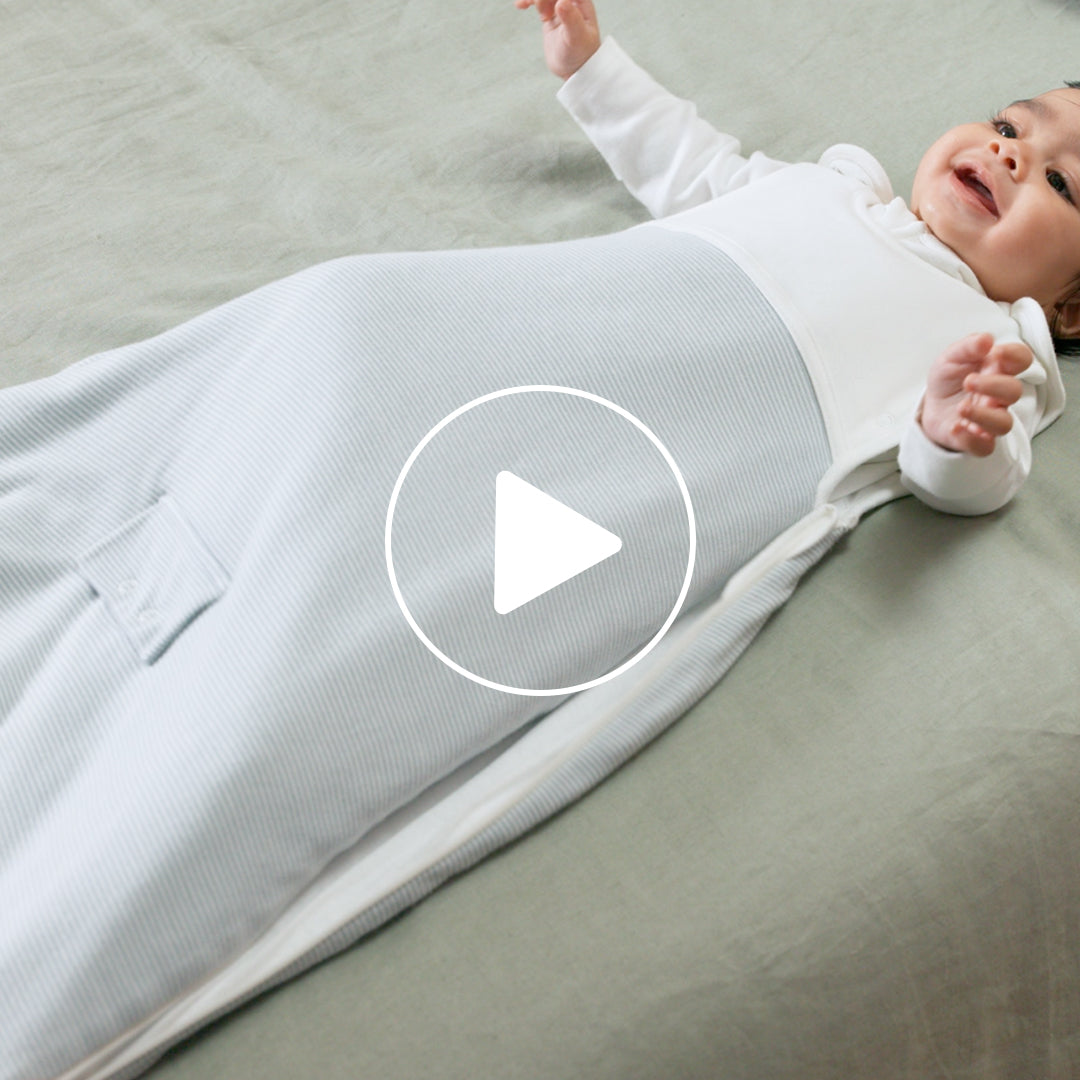 Clever Summer Sleeping Bag 0.5 TOG - Blush Stripe