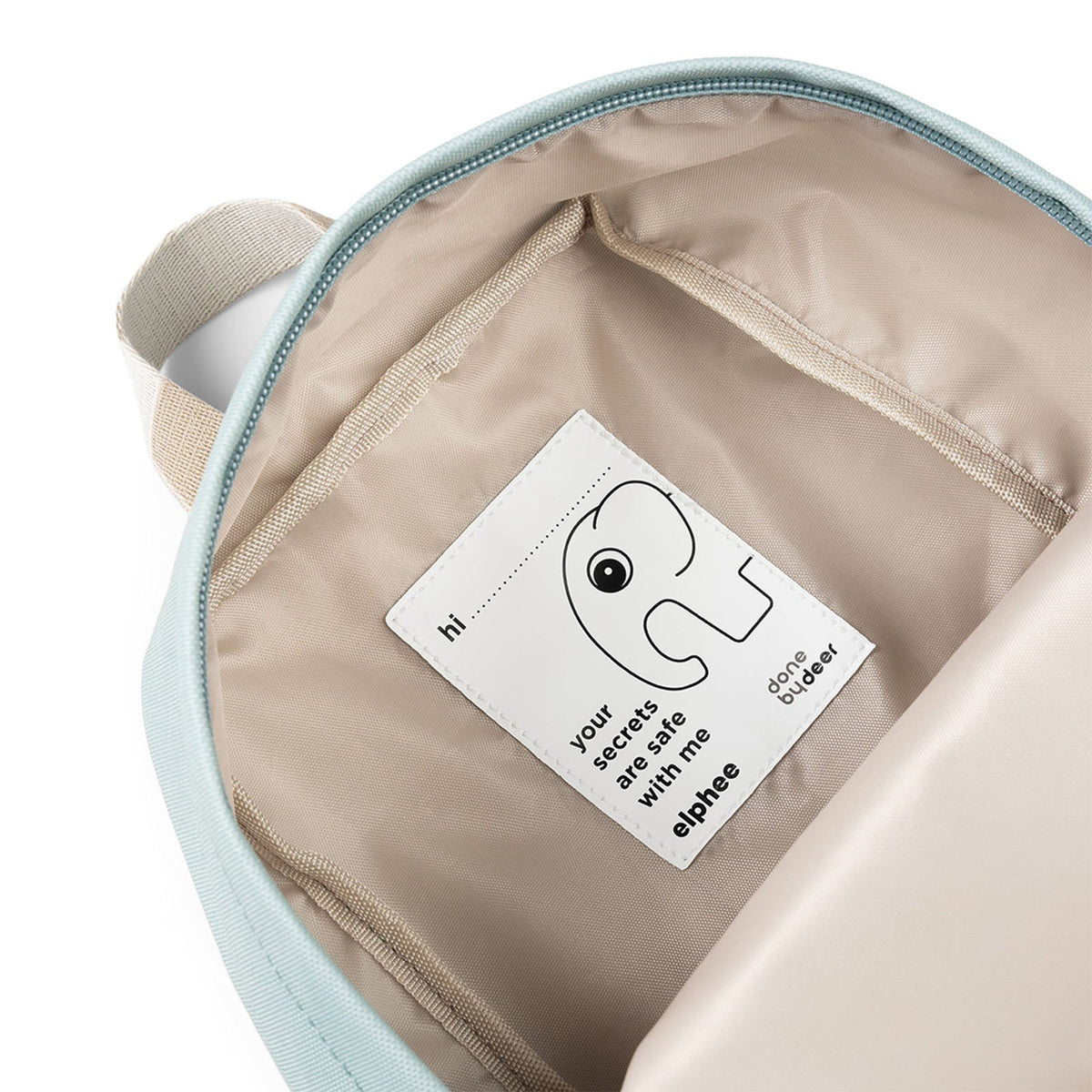 Done By Deer Kids Canvas Backpack Elphee Blue