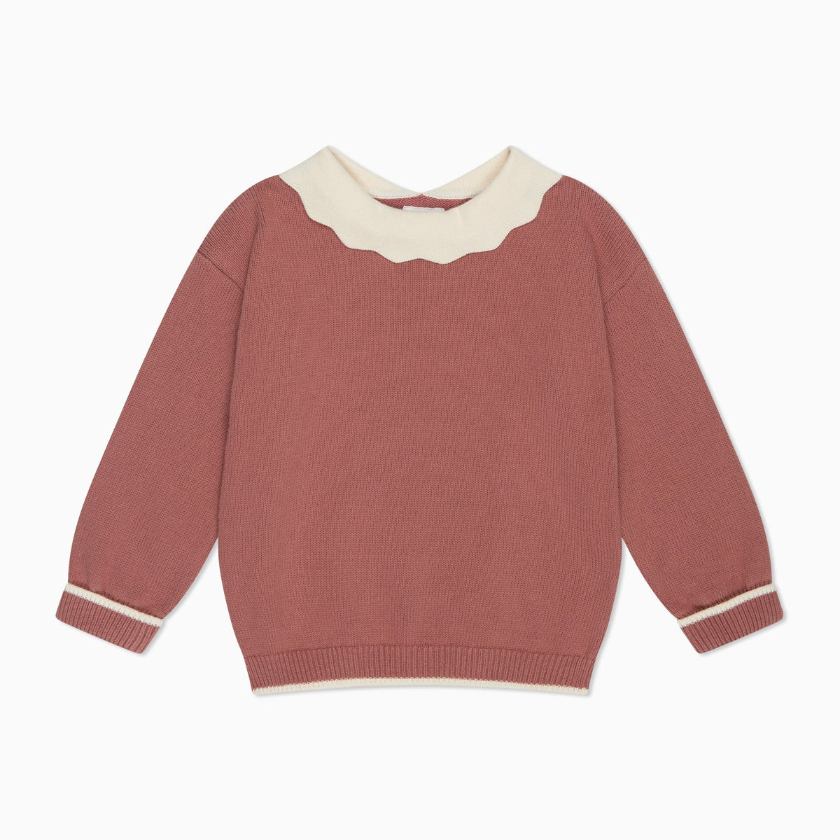 Collared Knitted Jumper