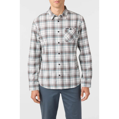 ONEILL - RICHMOND PLAID FLANNEL | WHITE
