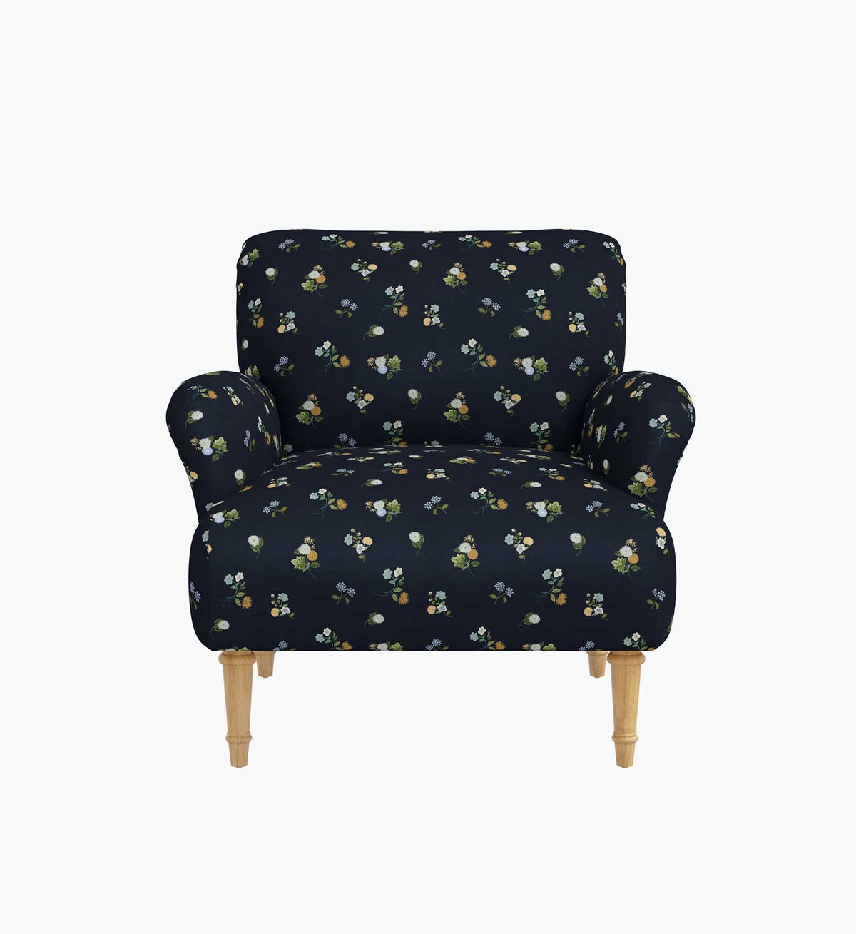 Bristol Armchair - Ditsy Dahlia Navy