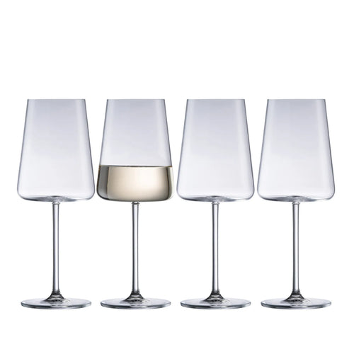 Galway Crystal Alto White Wine Glass Set of 4