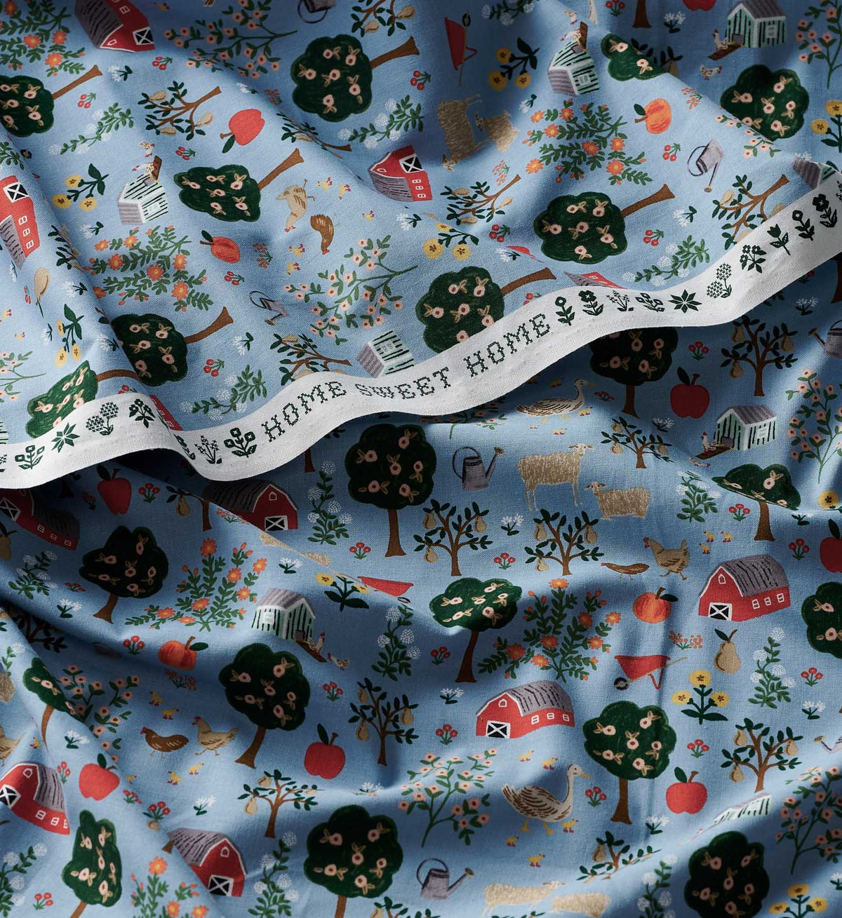 Farmhouse Cotton Fabric - Slate