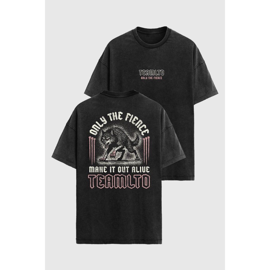 TEAMLTD - ONLY THE FIERCE TEE | VINTAGE BLACK