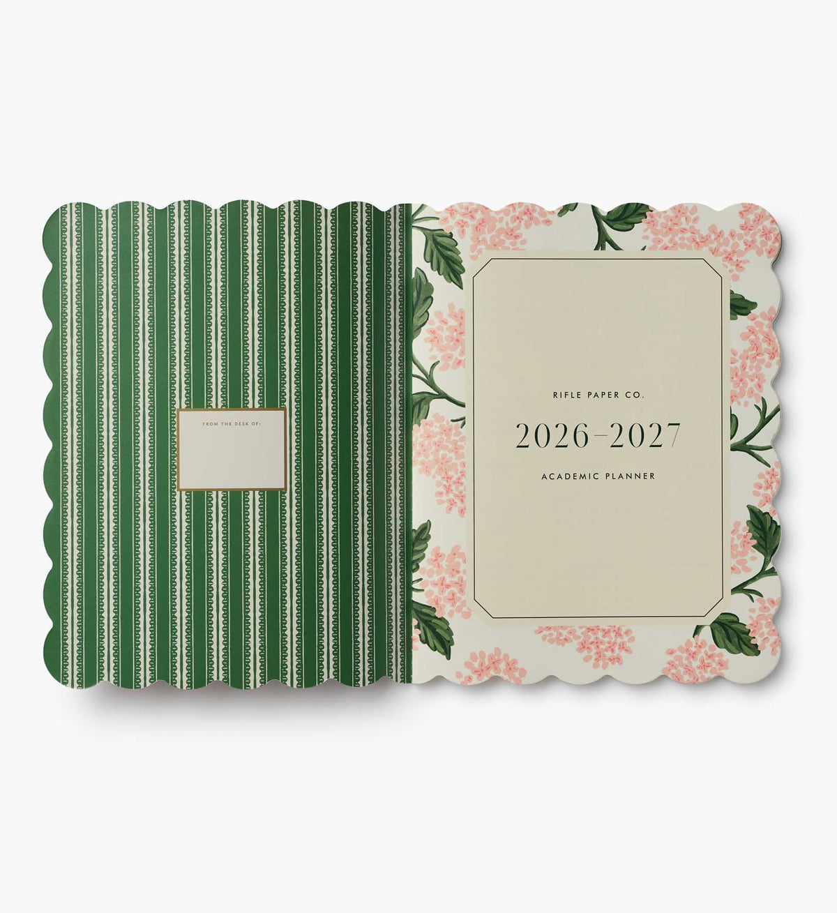 2026-2027 12-Month Academic Appointment Notebook - Pink Hydrangea