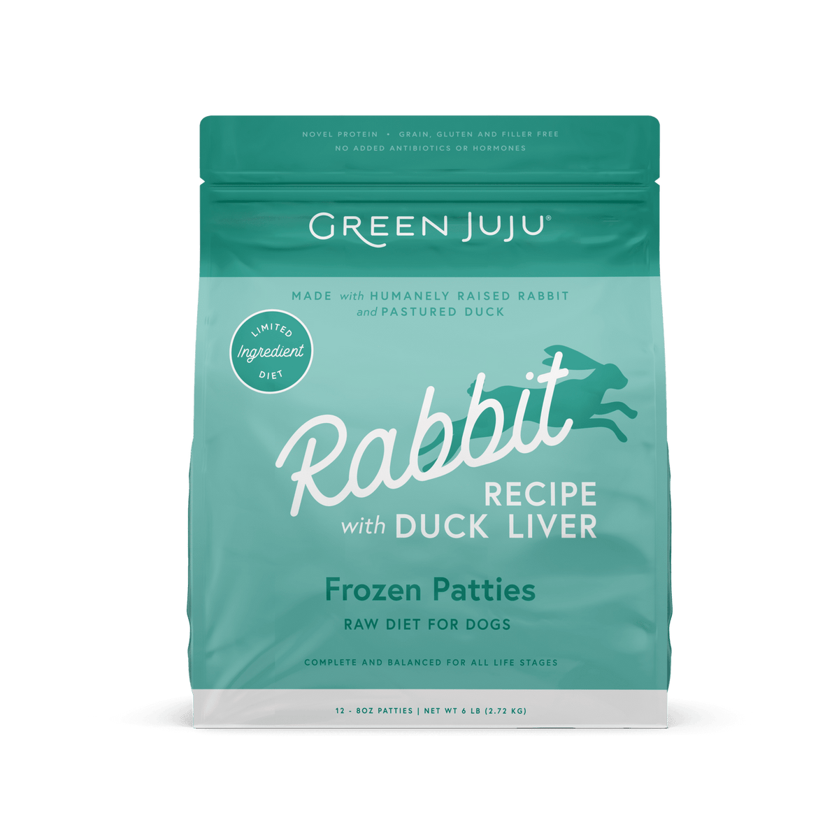 Green Juju Frozen Raw Diet Patties & Sliders