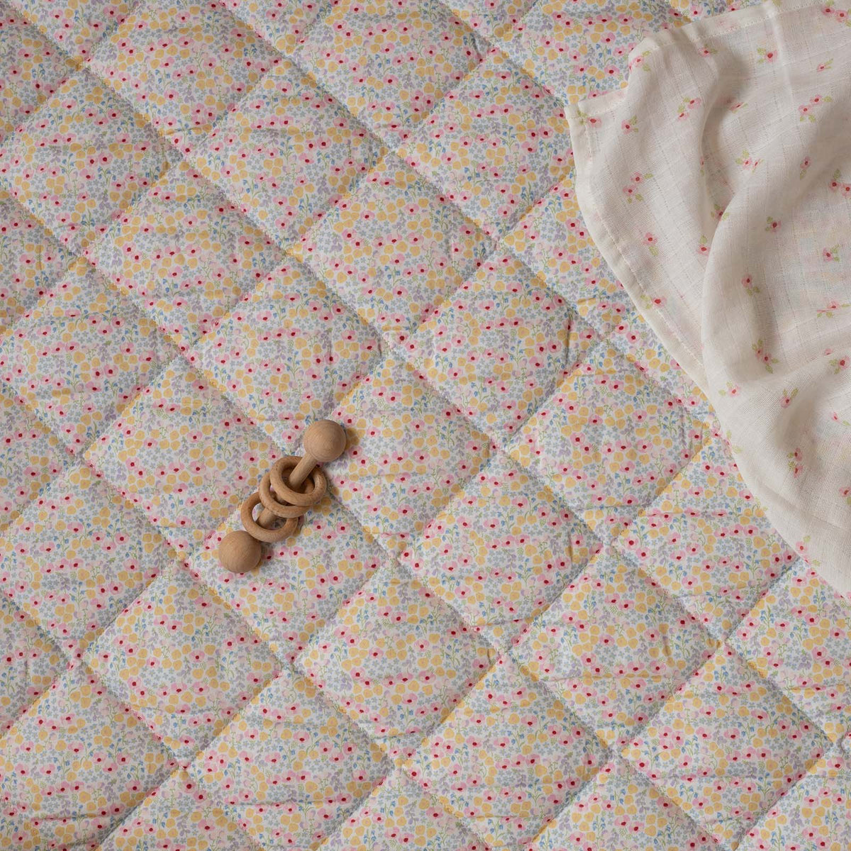 Avery Row Stay & Play Mat - Wildflower Garden