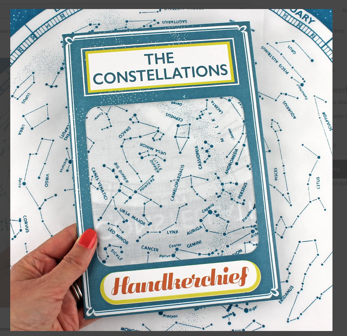 Constellations Handkerchief Pocket Square Bandana