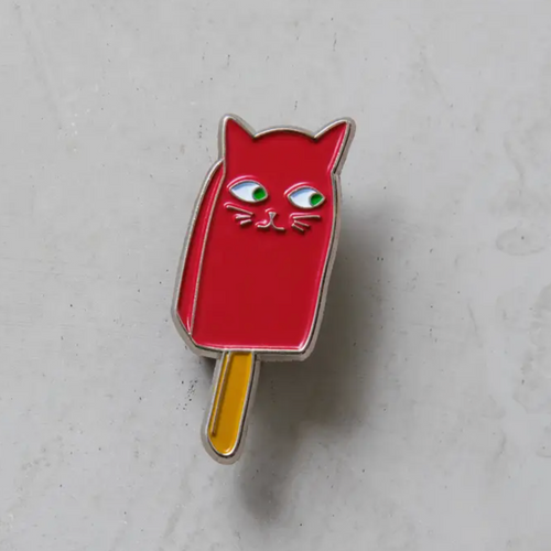Catsicle Enamel Pin