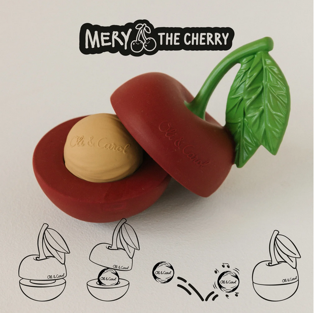 Cherry Stacking Toy & Rattle Ball