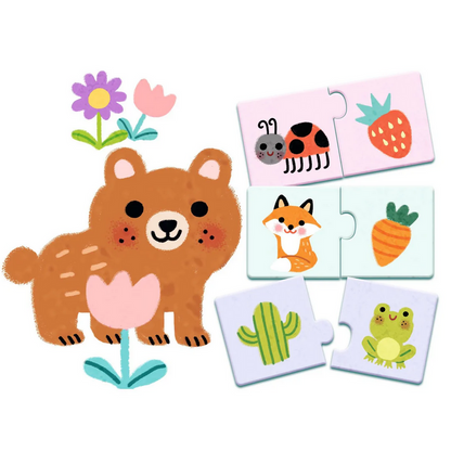 Colors Puzzle Duo Matching Activity