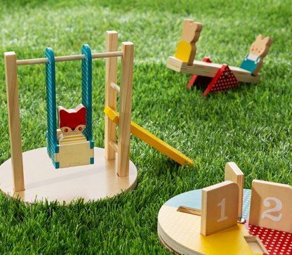 At the Park Wooden Play Set