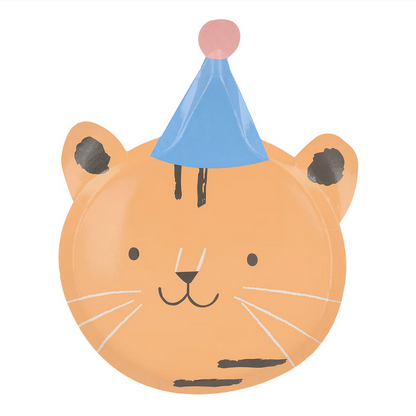 Animal Parade Die Cut Plates (pk8)