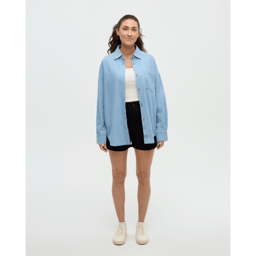 TENTREE - DENIM WEST END SHIRT | Light Wash