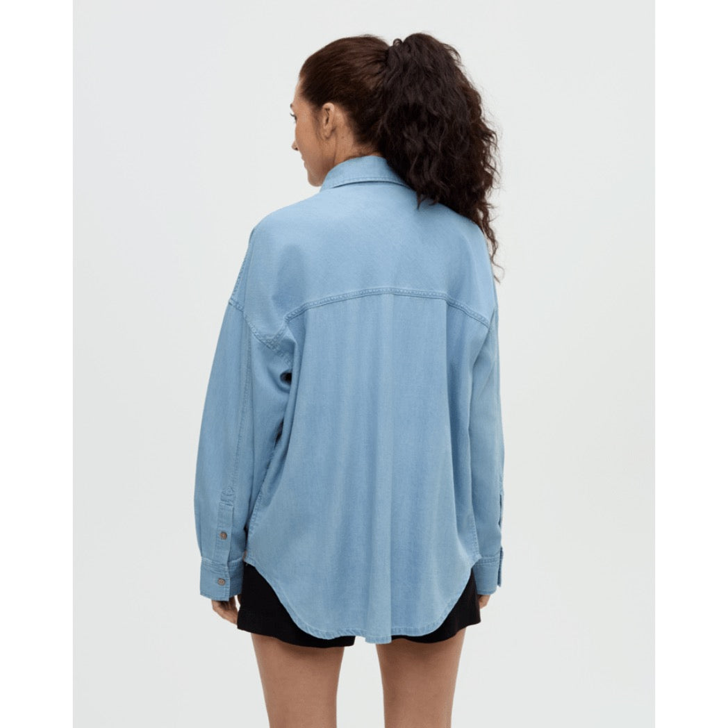 TENTREE - DENIM WEST END SHIRT | Light Wash