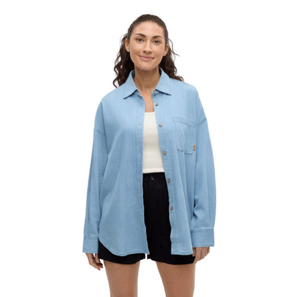 TENTREE - DENIM WEST END SHIRT | Light Wash