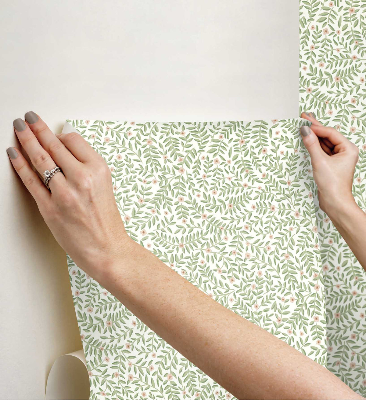 Elodie Peel & Stick Wallpaper - Cream