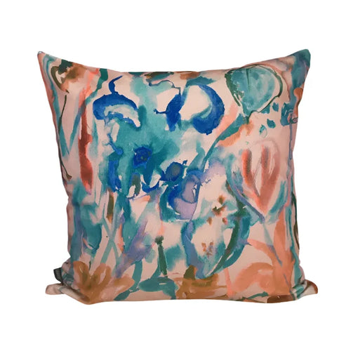 Abstract Floral Blush Pillow - 20x20