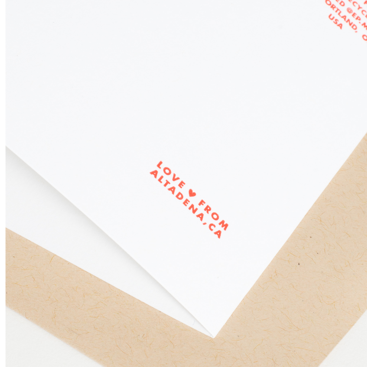 Birthday Mushrooms Letterpress Greeting Card