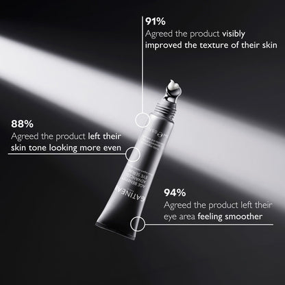 Age Benefit Advanced Eye Serum with beam of light behind