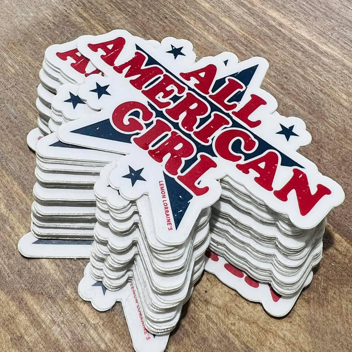 All American Girl Decal