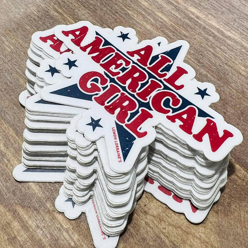All American Girl Decal