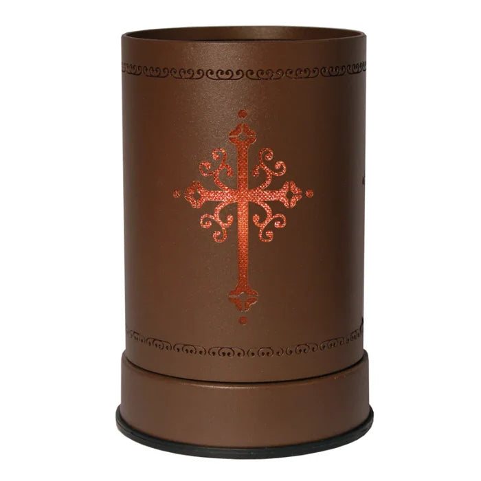 Antique Cross Wax Warming Lantern