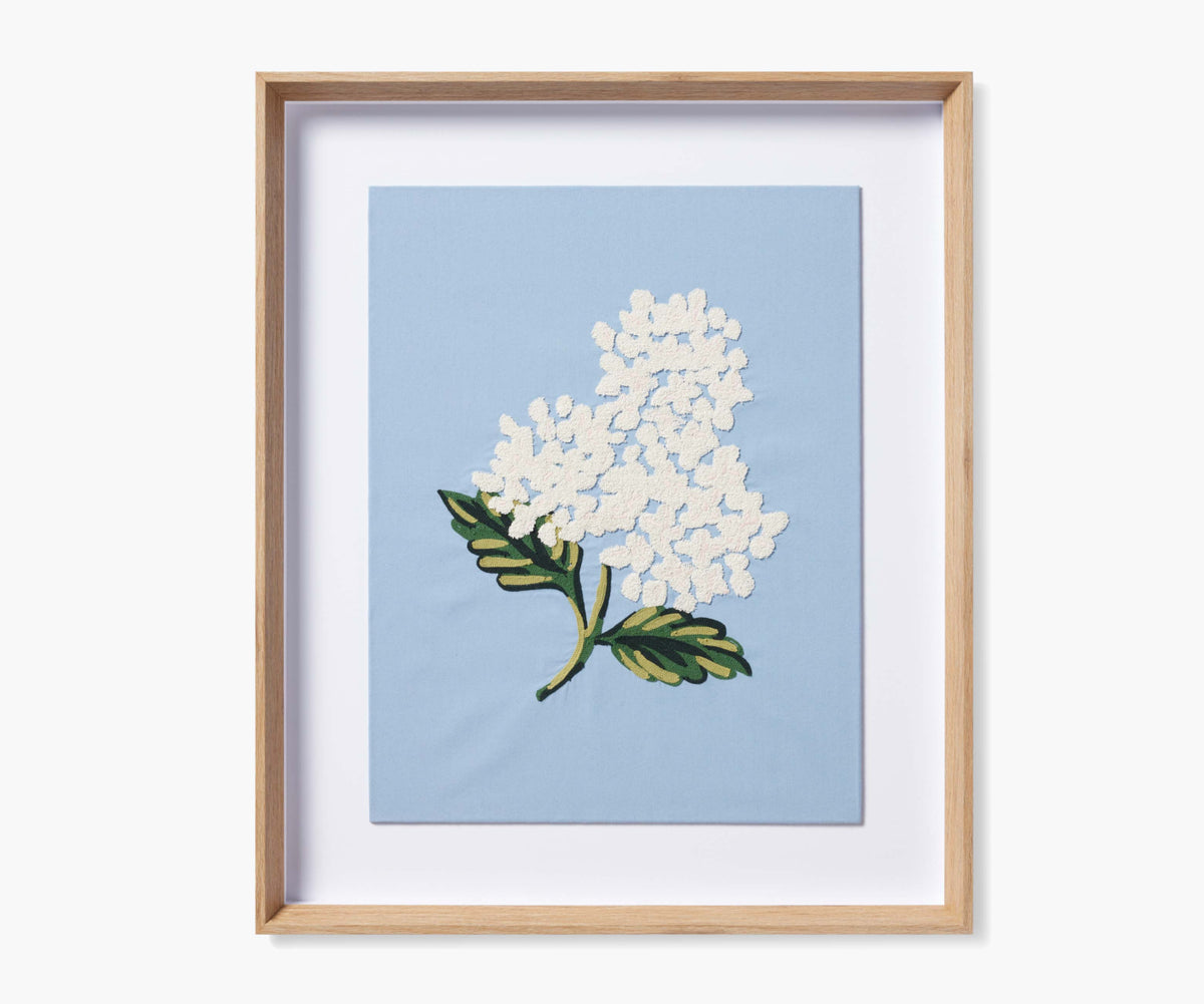 Framed Wall Art - Hydrangea Blue