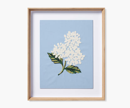 Framed Wall Art - Hydrangea Blue