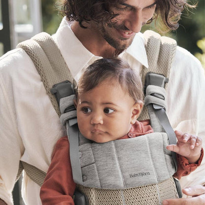 BabyBjorn Harmony 3D Mesh - Grey Beige