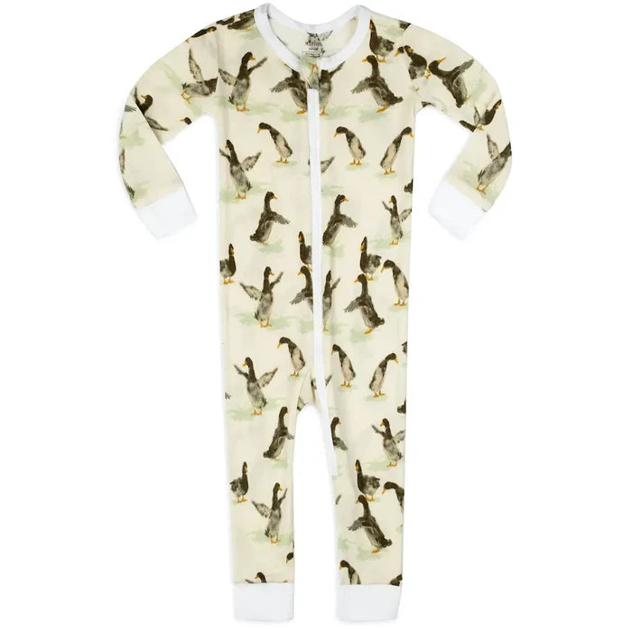 Bamboo Zipper Pajama