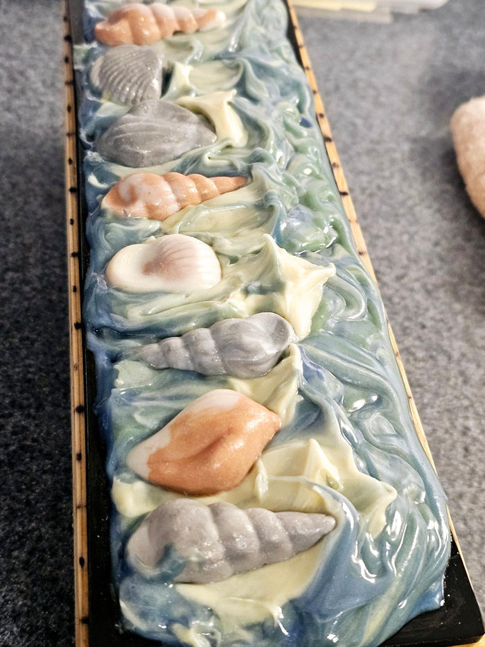 |Beyond the Sea| Ocean Themed Soap with Shea Butter + Sea Kelp + Coffee