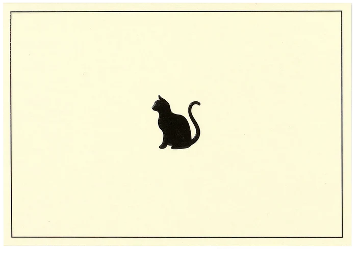 Black Cat Note Cards
