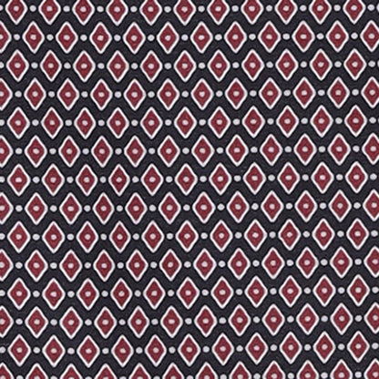 Boy's Wrangler Classic Button- Down Print Shirt- Navy Red Chain
