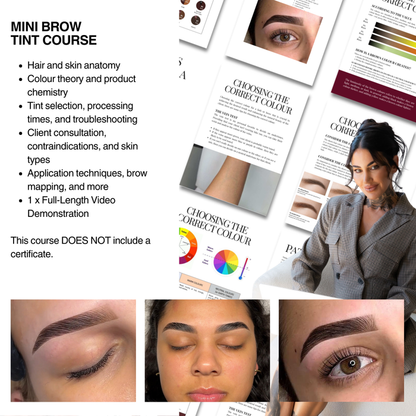 Brow Tint Mini Course