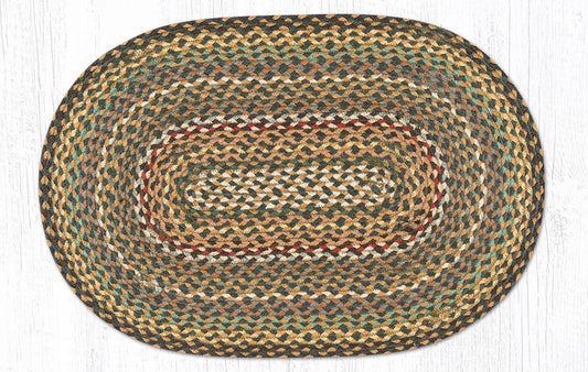 C-051 Fir/Ivory Braided Rug