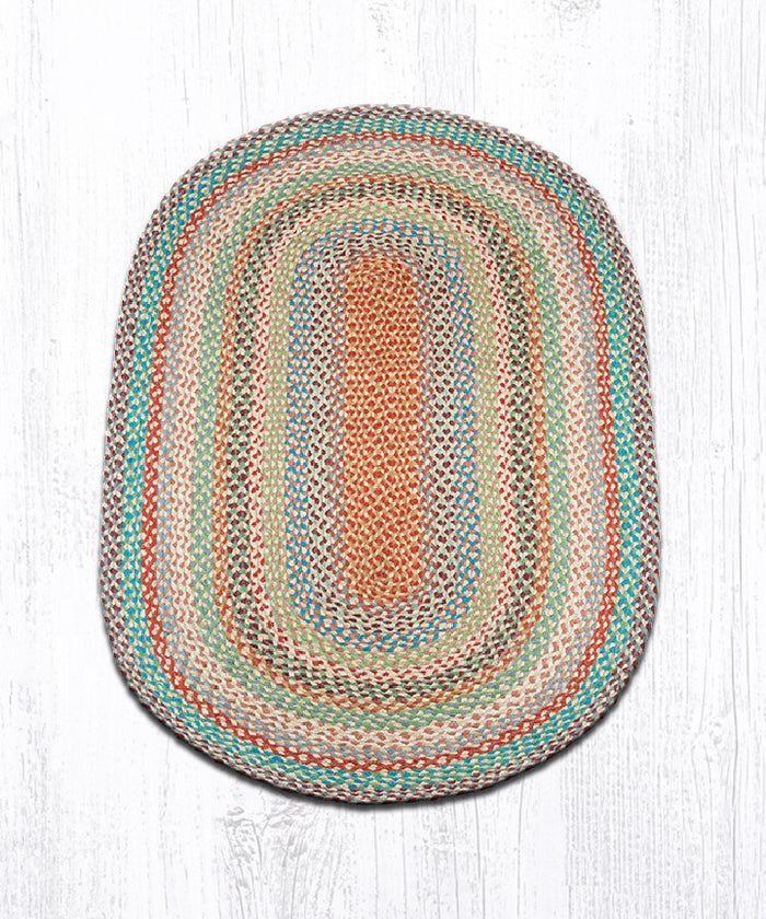C-328 Multi 1 Color Braided Rug