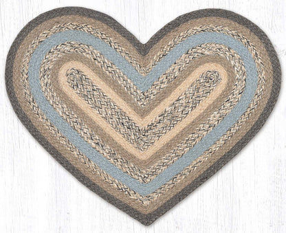 C-903 Charcoal/Gray/Ivory Braided Rug