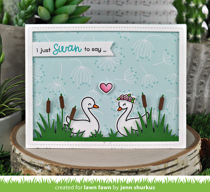 cattails border