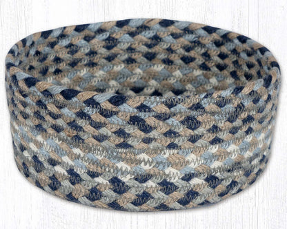 CB-005 Blue/Natural Braided Baskets