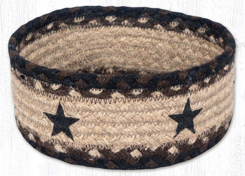 CBP-313 Black Stars Braided Basket