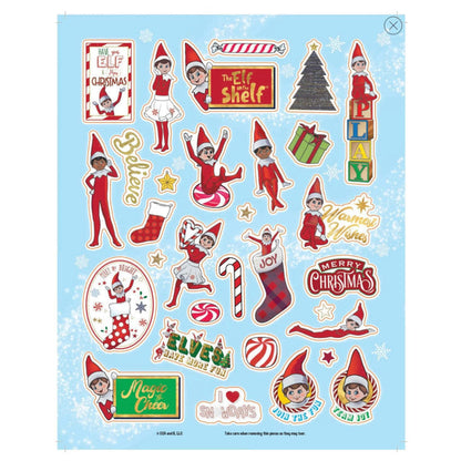 pages from christmas elf on the shelf activity book, festive puzzles and games for children